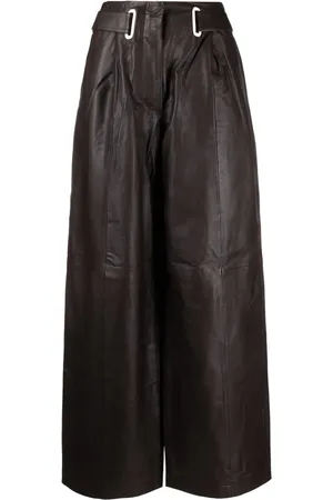 REMAIN Pantalones anchos con tiro alto