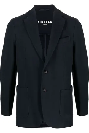 Circolo Blazer con solapas de muesca y botones