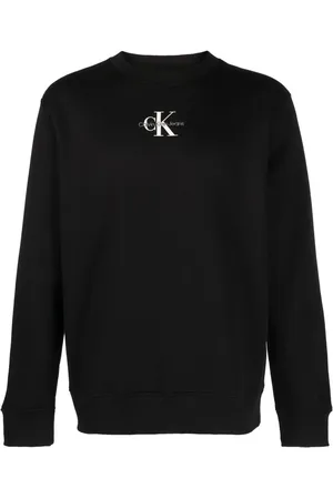 Calvin Klein Sudadera con cuello redondo y logo estampado