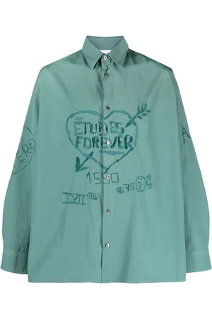 Etudes Camisa con logo bordado