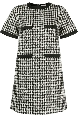 Moncler Vestido corto con motivo pied de poule