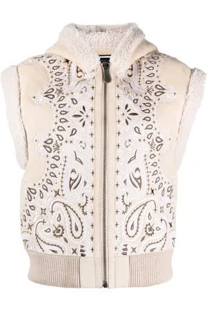 Philipp Plein Chamarra con estampado de bandana