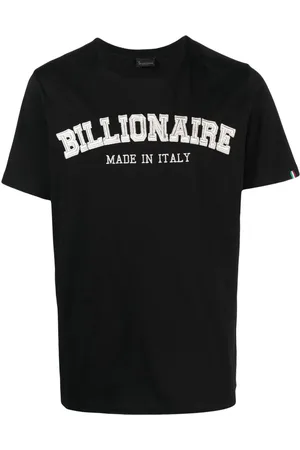 BILLIONAIRE Playera con logo bordado