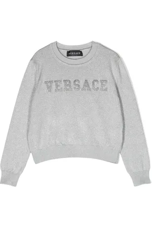 VERSACE Suéter con aplique del logo