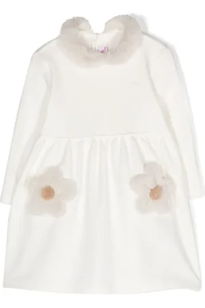 Il gufo Vestido con parche floral