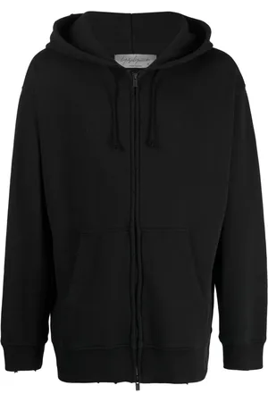 YOHJI YAMAMOTO Chamarra con capucha con detalles rasgados