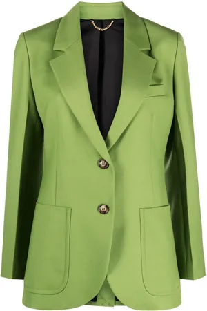 Victoria Beckham Blazer con solapas de muesca y botones