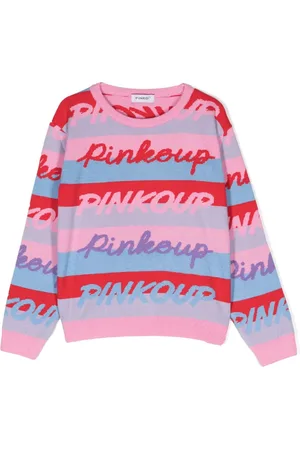 Pinko Suéter con eslogan en intarsia
