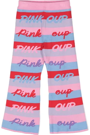 Pinko Pantalones con eslogan en intarsia