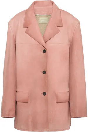 Prada Blazer de gamuza con botones