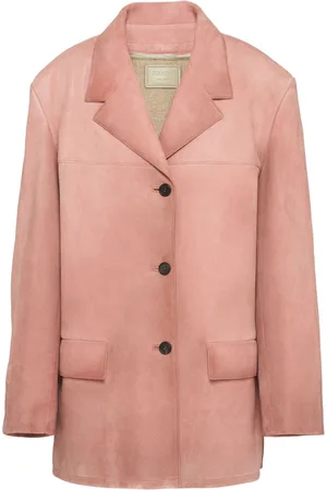 Prada Blazer de gamuza con botones