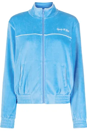 Sporty & Rich Chamarra con logo bordado y efecto de toalla