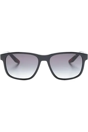 Prada Lentes de sol Linea con logo Rossa