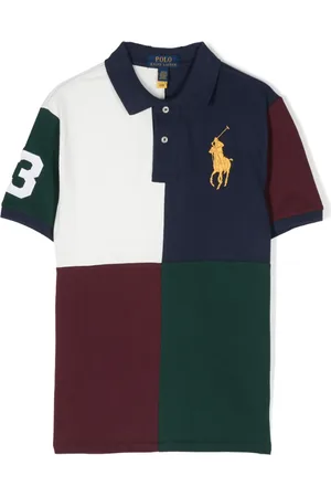 Ralph Lauren Playera tipo polo con logo bordado
