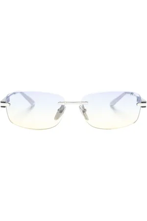 Prada Lentes de sol rectangulares sin armazón