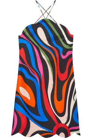 Puccini Vestido corto con espalda descubierta