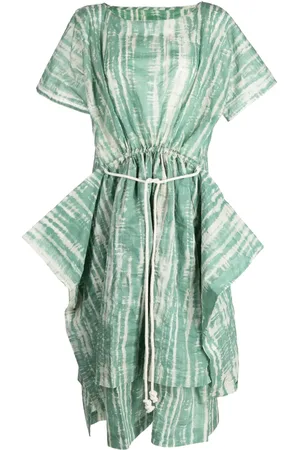 TOOGOOD Vestido The Swimmer con estampado abstracto
