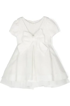Lapin House Vestido acampanado con moño oversize