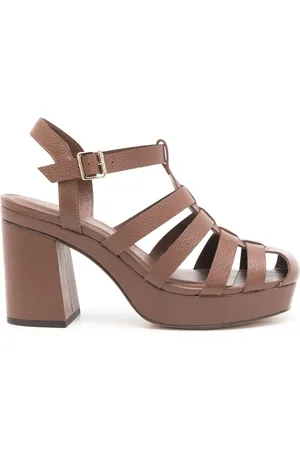 Sarah Chofakian Sandalias Café de Fleure con tacón de 70mm