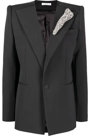 AREA Blazer Crystal Bone con botones
