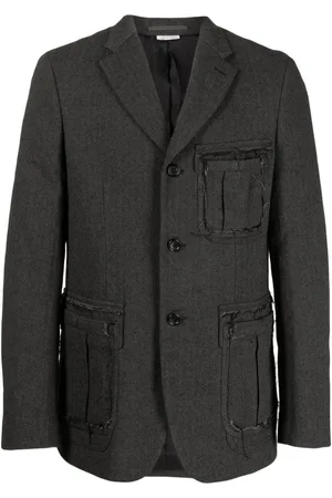 Comme des Garçons Blazer con efecto sin rematar