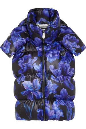Philipp Plein Chaleco capitonado con estampado floral