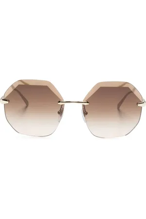Bvlgari Lentes de sol con armazón geométrico
