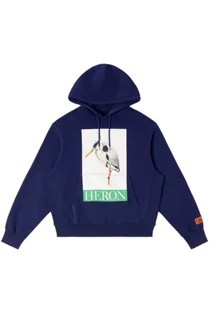 Heron Preston Hoodie con estampado de ilustración