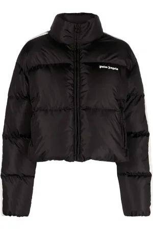 Palm Angels Chamarra capitonada con logo bordado