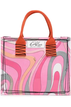 Puccini Tote pequeña con estampado Marmo