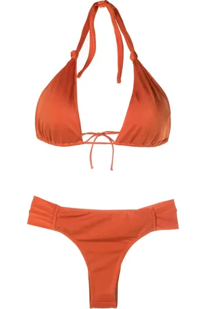 Brigitte Bikini estilo triángulo con detalle de nudo