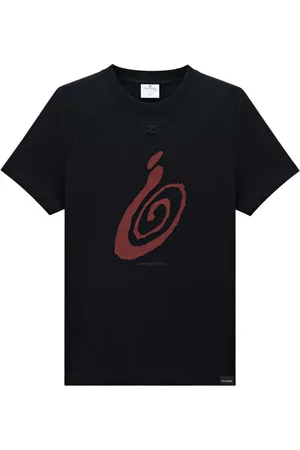 Courrèges Playera con estampado gráfico