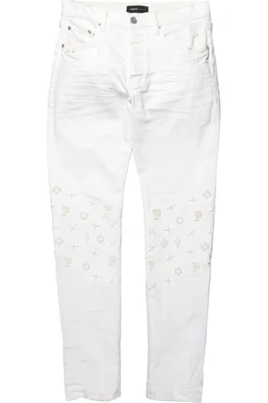 Purple Brand Jeans rectos con aplique de monograma