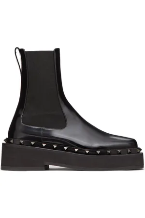 VALENTINO GARAVANI Botas M-Way Rockstud Beatle con tacón de 50mm