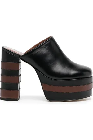 REJINA PYO Mules Polly con plataforma de 120mm