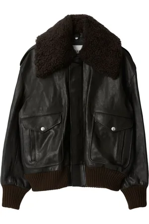 Burberry Chamarra con cuello texturizado