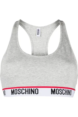 Moschino Bra deportivo con franja del logo