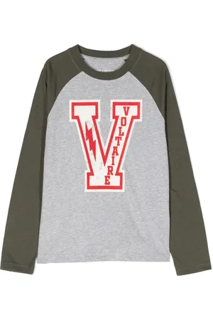 Zadig & Voltaire Playera manga larga con logo estampado