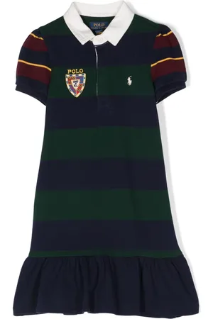 Ralph Lauren Vestido estilo rugby con motivo de rayas