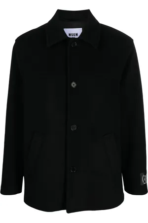 Msgm Abrigo Wool Coating