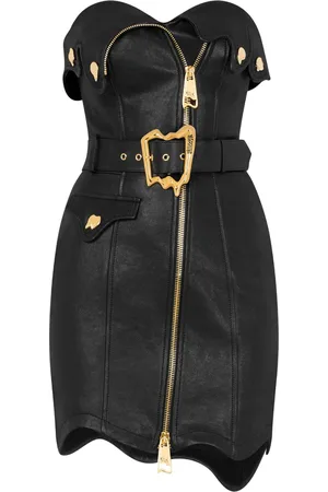 Moschino Vestido corto con diseño strapless