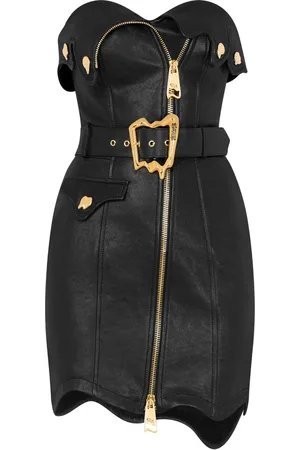 Moschino Vestido corto con diseño strapless