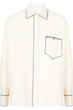 Bally Camisa de pijama con costuras en contraste