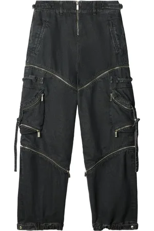 OFF-WHITE Pants cargo de mezclilla