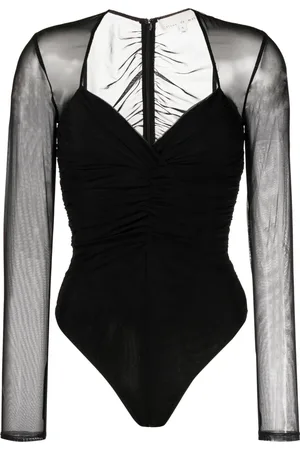 FLEUR DU MAL Body manga larga fruncido