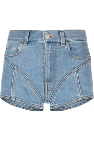 MUGLER Shorts de mezclilla Spiral