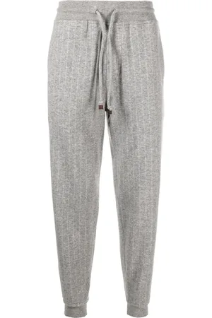 Brunello Cucinelli Pants con rayas estampadas