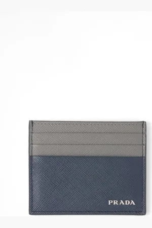 Prada Tarjetero con placa del logo