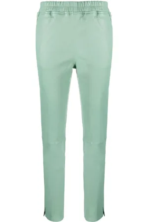 arma leder Pantalones tapered con pretina elástica