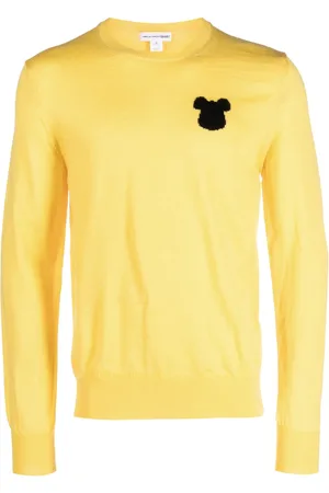 Comme des Garçons Suéter tejido con cuello redondo